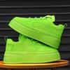 Men Platform Sneakers Casual Skateboard Flats Running Tennis Shoes Simple Design Trainers Lace Up Outdoor Sneaker For Male 39-44