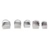 5 Pcs   Cutters Set with Handle Stainless Steel   Mould for Baking Cooking Alentine Day