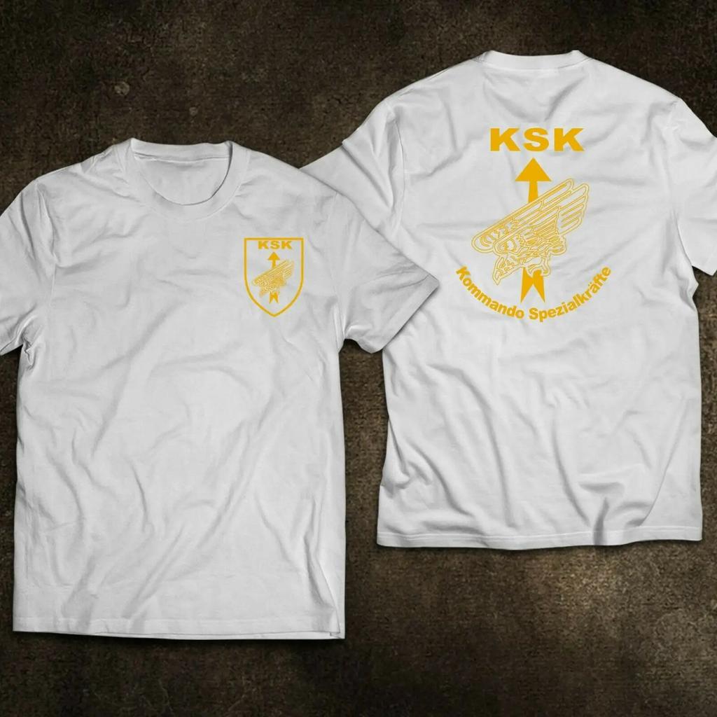 German Special Force KSK Kommando Spezialkräfte Army Military T-Shirt 100% Cotton O-Neck Summer Short Sleeve Casual Mens T-shirt