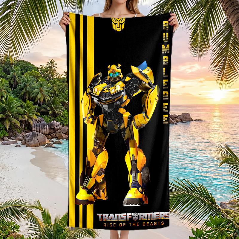 Bumblebee Fashion Beach Towel: Ideal for Summer Adventures Soft, absorbent and quick drying suitable for swimming and bathing