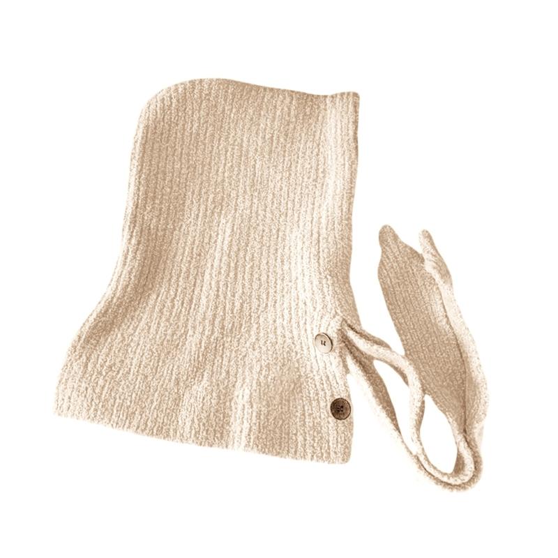 Wool Blend Balaclava Neck Warmer Scarf Hat For Cold Weather Winter Warmth Unisex Design For Outdoor Sport Activity