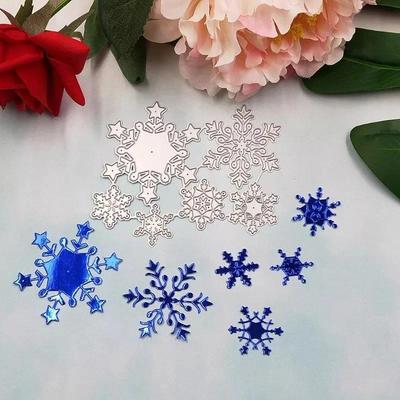 Decorațiune Fulg de Nea de Petrecere Șablon Metalic de Tăiere Album Scrapbook Ștampilă Hârtie Card Embosare Meșteșug Manual DIY Șablon Șablon