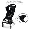 Poussette canne ultra-compacte Agis CYBEX - 5 à 22 kg (6 mois - 4 ans) - poussette légère 6,3 kg - compatible avion - Magic Black