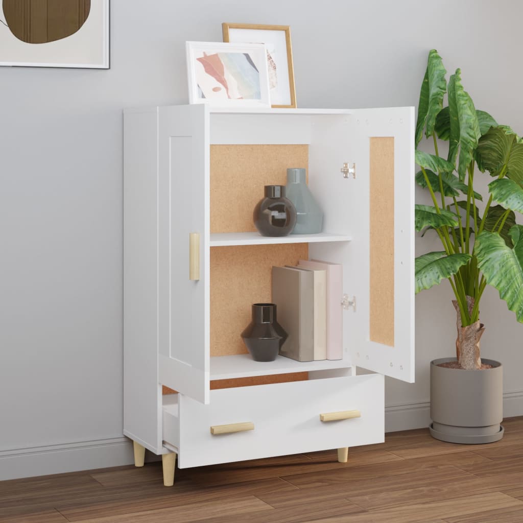 Highboard White 70 x 31 x 115 cm Particleboard