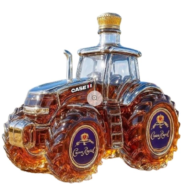 Autoform Whisky Karaffe Alkohol Behälter Lustiges Glas Schnapsflasche Humorvolles Trinkzubehör violett