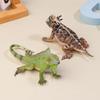 Horned Lizard Green Iguana Figurine Desktop Ornaments Action Figures Wildlife Educational Toy For Boys Girls