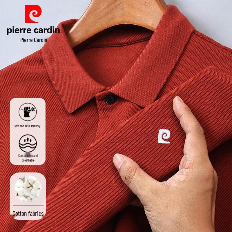 

Чоловіча сорочка-поло з довгим рукавом Pierre Cardin, 100% мерсеризована бавовна M