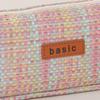 Large Capacity Cosmetic Storage Bag INS Simplicity Pen Bag Stationery Bag Woven Pencil Case  Travel