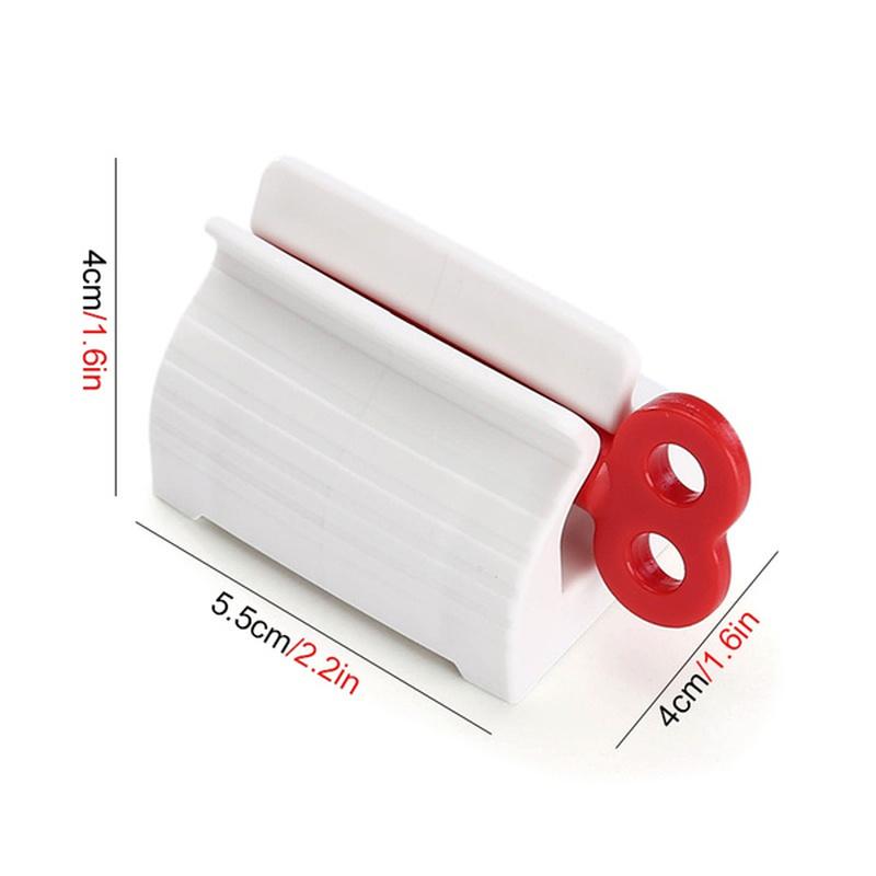 3/1 ks Odšťavňovač zubní pasty Přenosný ruční odšťavňovač Nástroje na odšťavňování Zubní pasta Tuba Dávkovač čisticího prostředku na obličej Držák Koupelnové doplňky