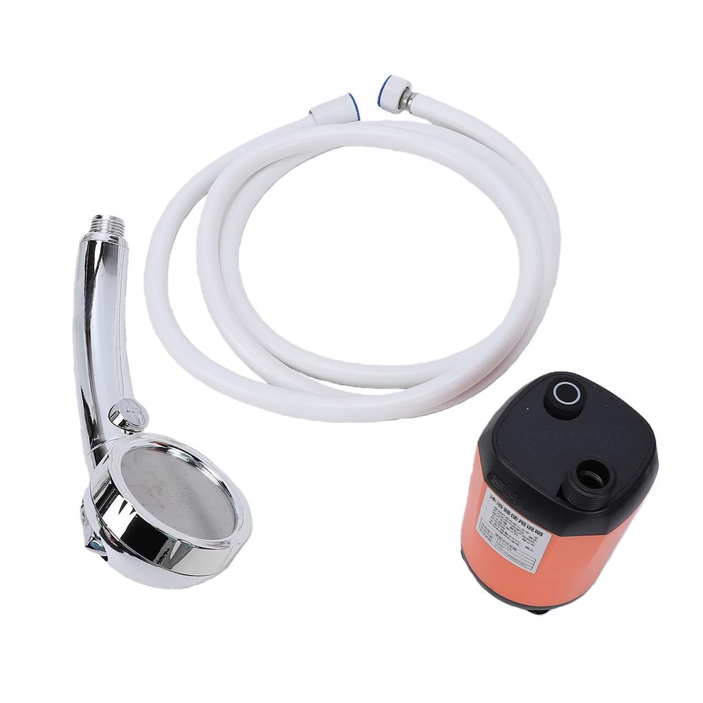 Portable Shower Pump with Temperature Display High Lift 6.5M for Outdoors Camping Hiking CarCelsiusPet Washing