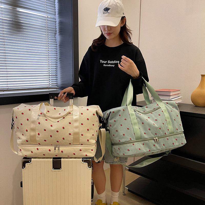 Sports yoga fitness bag, lightweight, large capacity, can be attached to a trolley, suitable for short-distance outdoor travel, stylish and versatile