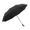 Parasol Folding Completely Blacked Out 10 Bones Lightweight Water Repellent UV Cut Wind Resistance Compact 4 Tier Storage Umbrella 100% Shading Rate