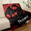 Dragon Customize Your Name Blanket Used For Chair Office Sofa Bed Camping Soft And Warm Giving Friends And Relatives Birthday Graduation Gift