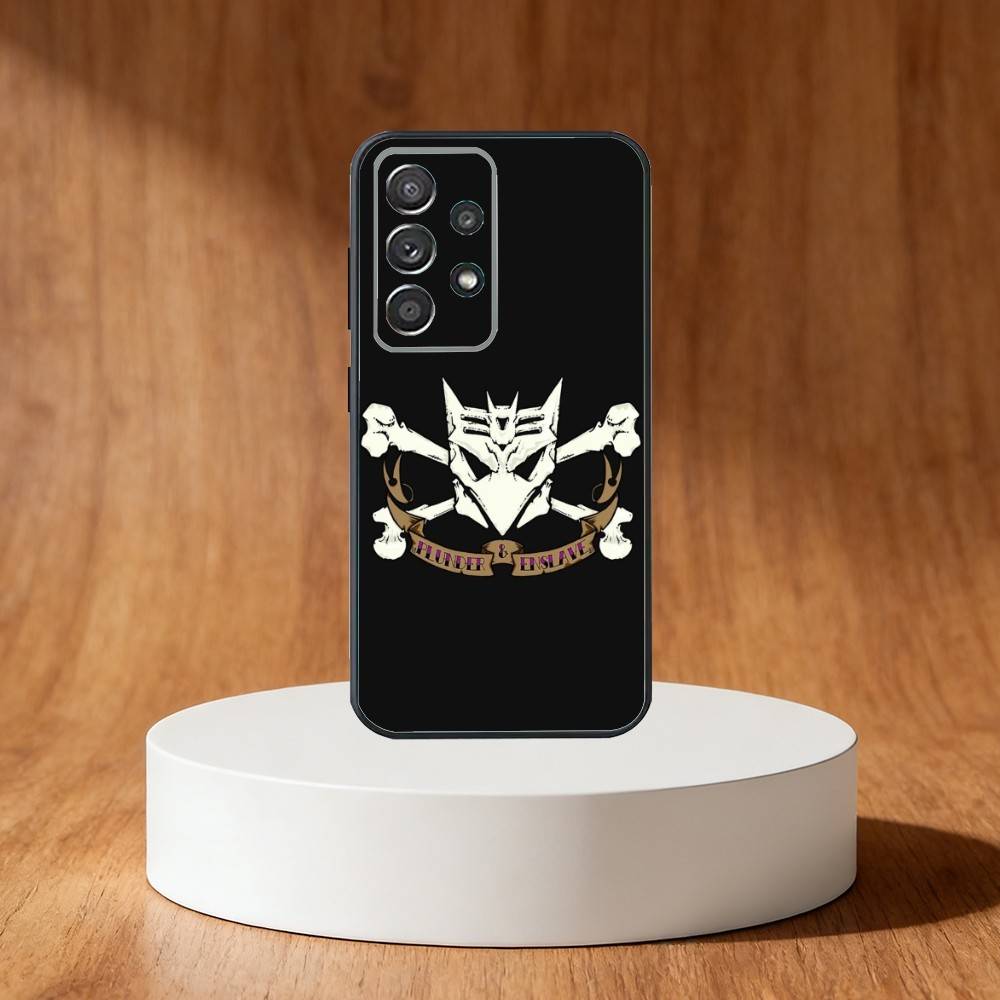 Funny LOGO T-Transformers-S  Phone Case For Samsung S25,S24,S21,S22,S23,S30,Ultra,S20,Plus,Fe,Note,10,9,5G Black Cover