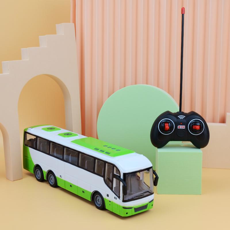 Children'S Remote Control Bus, Simulated Bus School Bus Model, Electric Light Travel Bus Toy Car