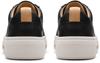 Clarks Womens Hollyhock Walk Sneakers In Black Leather