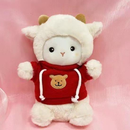 Poker Sheep Doll Little Aries Plush Toy Cute Little Sheep Doll Girl Comforting Doll