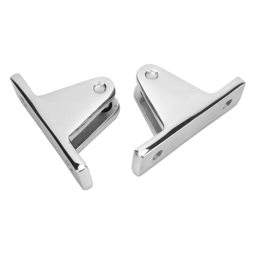 2pcs Bimini Top 90° Deck Hinge 316 Stainless Steel Heavy Duty Marine Boat Deck Hinge Mount