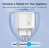 EWelink WiFi Smart Socket 20A EU Plug With Power Monitoring Timing Outlet Smart Home Voice Control With Alexa Google Home Alice