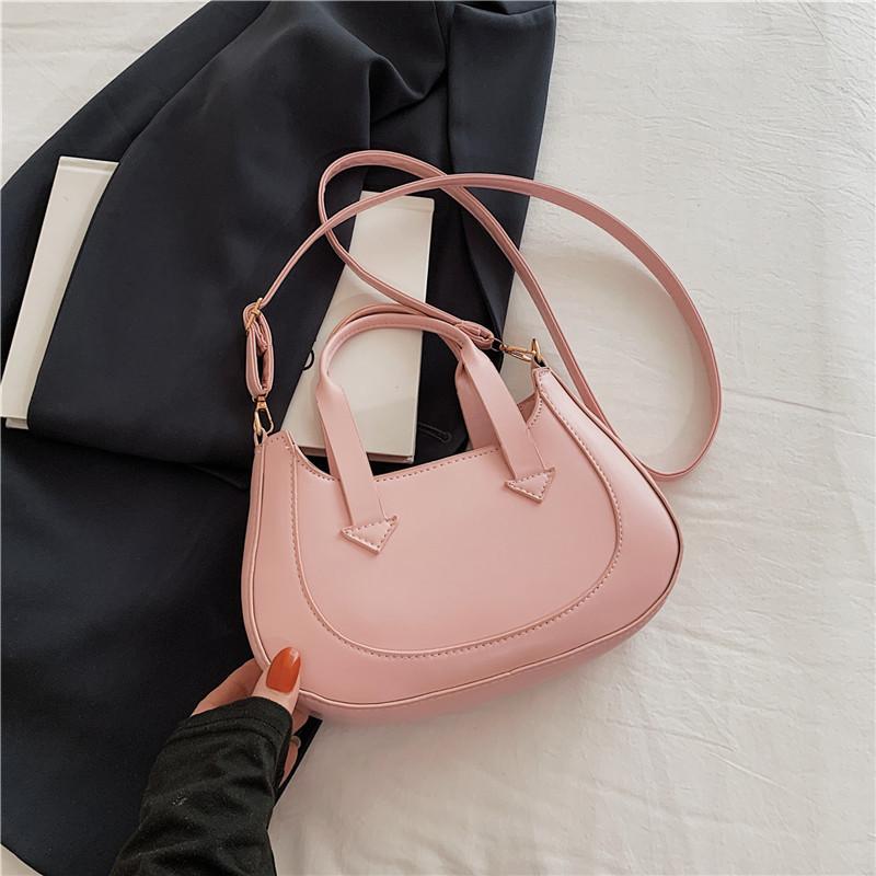 

Korean version of fashion commuter handbag 2025 spring new versatile ins shoulder messenger bag Korean version of small square bag women коричневий