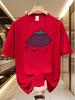 Unisex Kawaii Cartoon Eggplant Japanese Kana Print Tshirt Summer Quick Dry Breathable Short Sleeve Tee Harajuku Street Ve