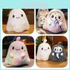 Funny Halloween Plush Toy Skull Reaper Scythe Death God Pillow Stuffed Animal Doll