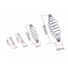 20Pcs 304 Stainless Steel Olive Shape Spring Bait Feeder Feeder Carp Fishing