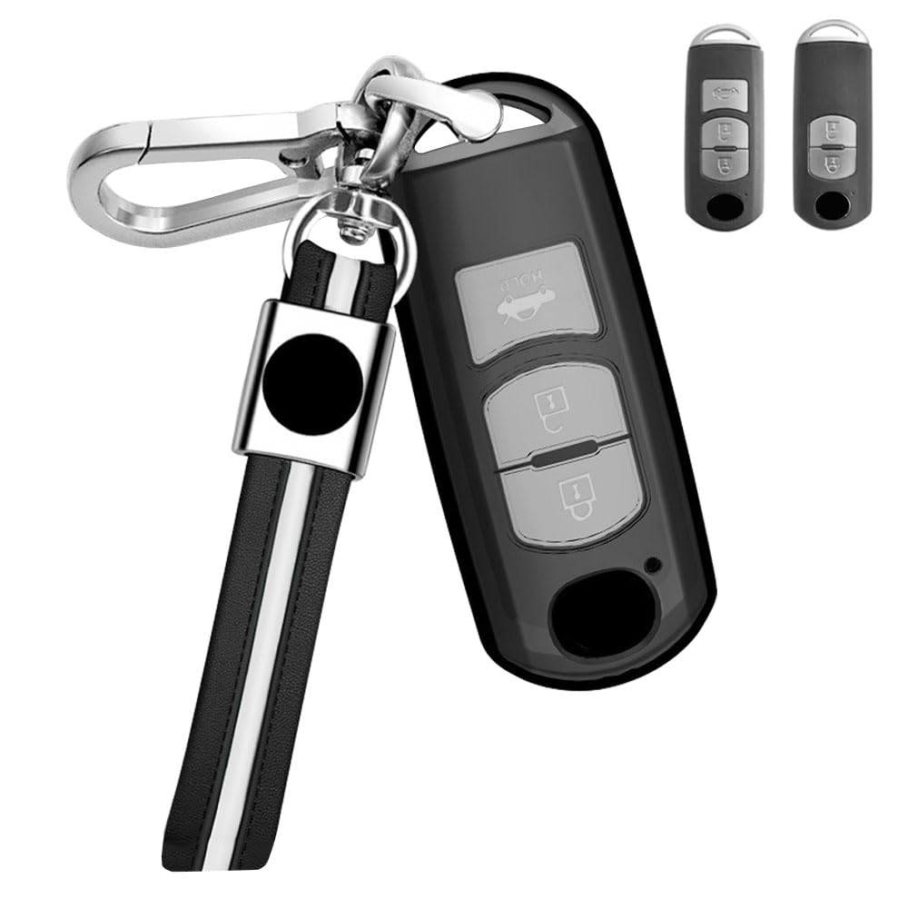 [LETINGFAR] Key Case Mazda Exclusive Smart Key Case MX30 CX60 чёрный