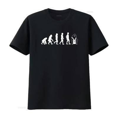 Camiseta Evolutiva para Tocar la Caja Cajón para Profesores Diseño Único Ajuste Cómodo vintage Lavada streetwear Ligeramente
