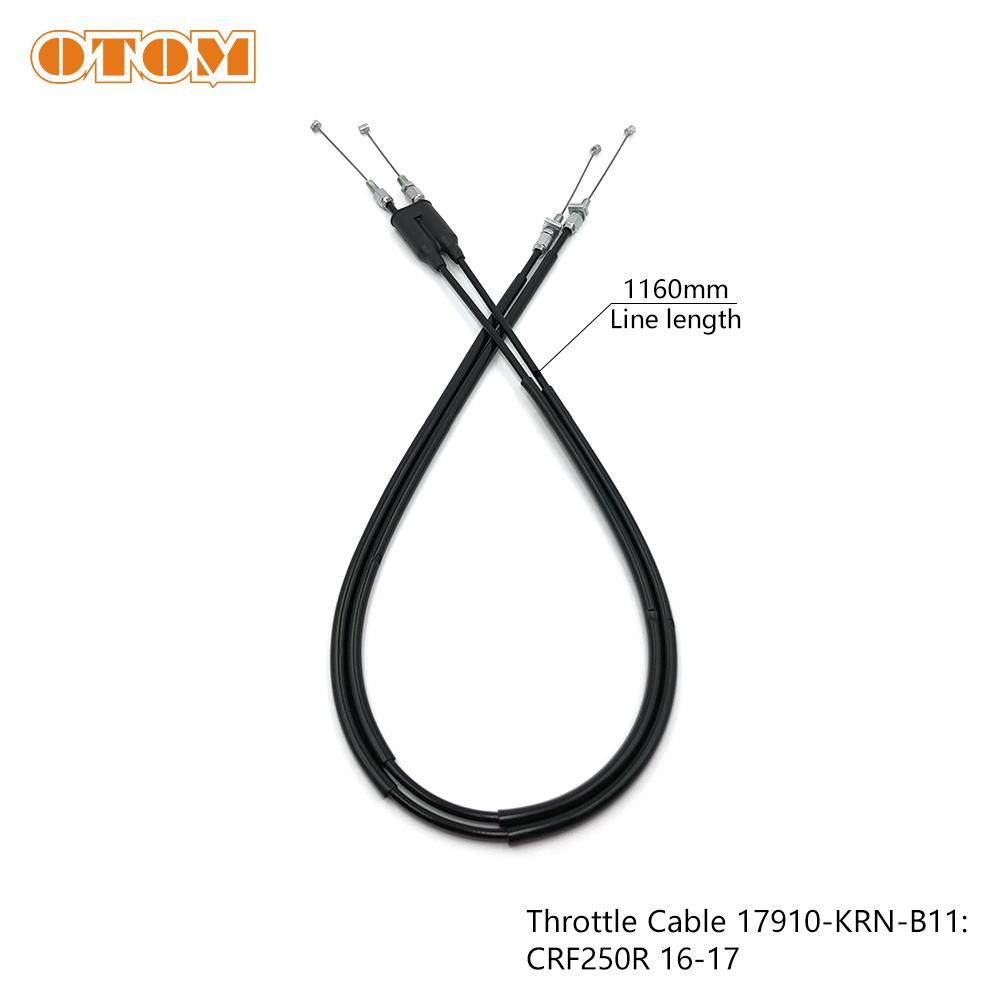 OTOM For HONDA Throttle Cable Wires Clutch Line CRF250R CRF250RX CRF450R CRF450RX Motorcycle Bike Emergency Brake Oil Pipeline