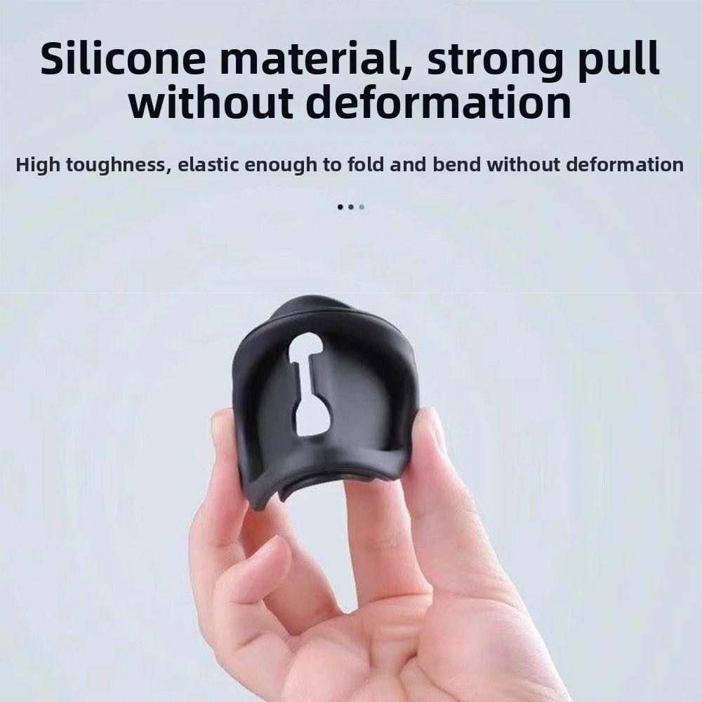 4Pcs Shock Absorbing Car Door Lock Pad Elastic Door Lock Protective Cushion  Auto Accessories