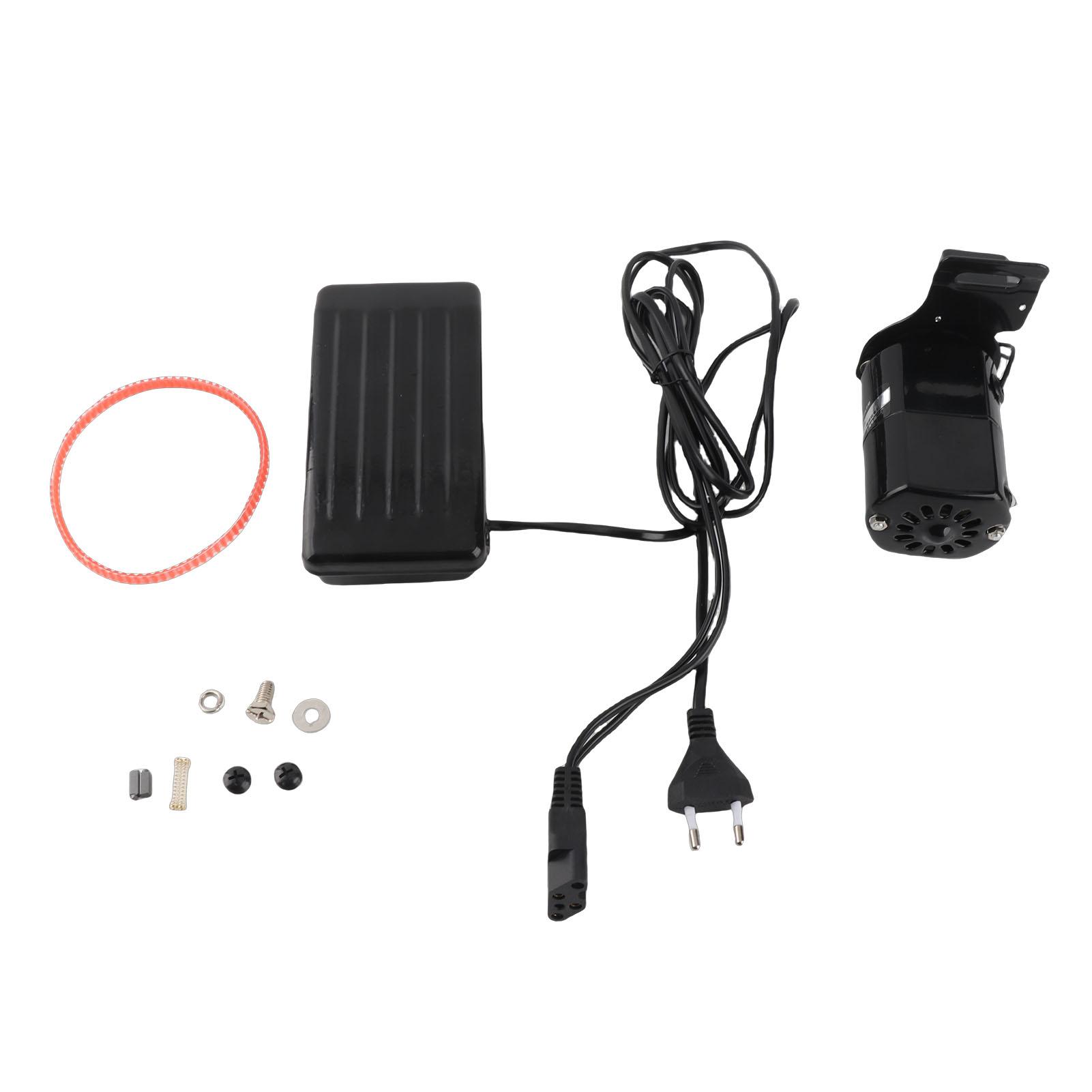 

Household Motor for Old Sewing Machine CCW Foot Pedal Carbon Brush Belt Set - High Speed, Large , Small Size, Light Weight