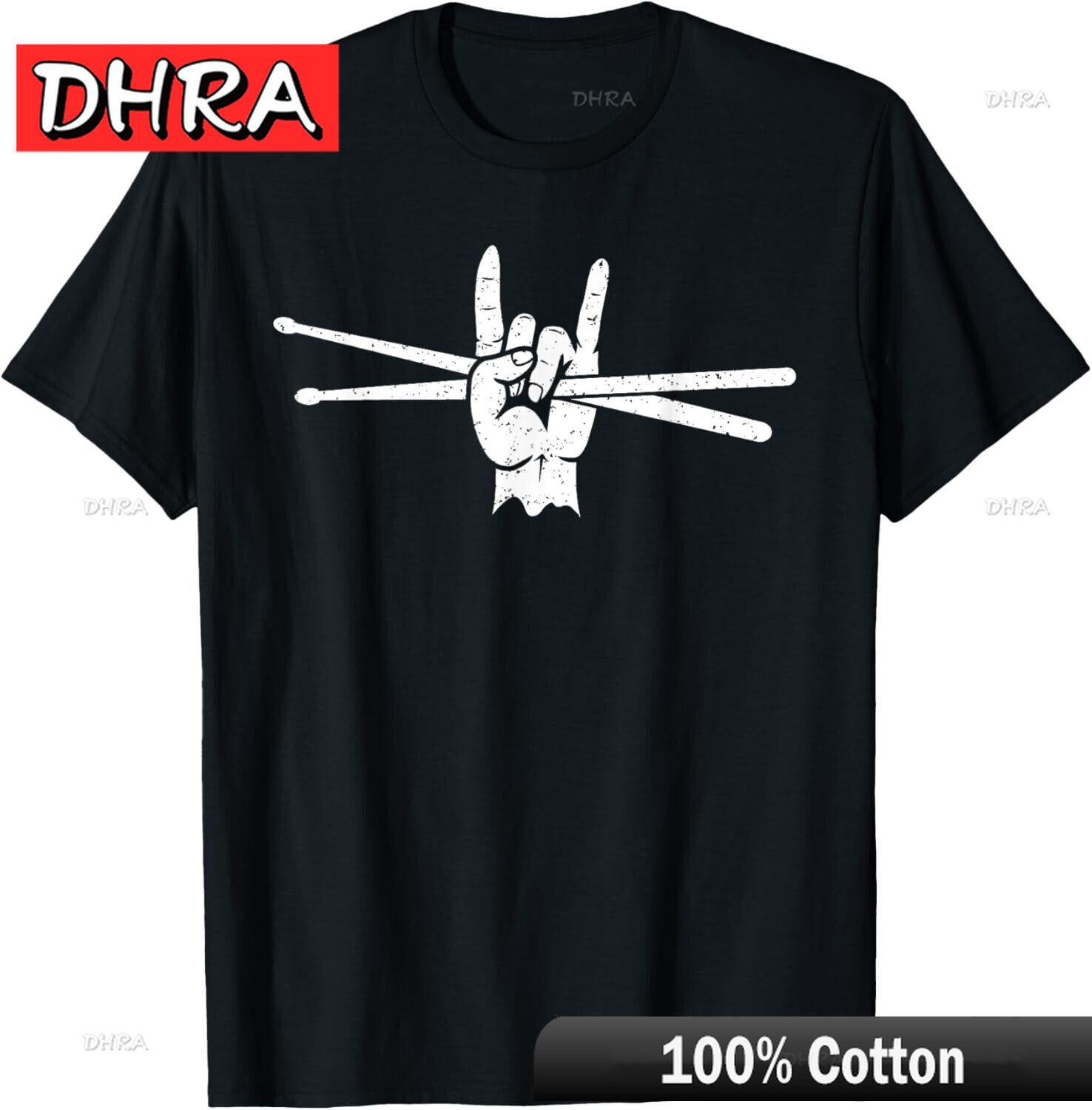 

Retro Drum Sticks Art Men Boys Kids Percussion Drum Player T-Shirt Tshirts Cute Comfy Minimalist Top Hip Hop Couples Casual Days 4XL
