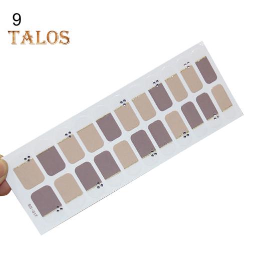 Nail Sticker Self-Adhesive Eco-friendly Paper Nail Art Stickers Decals for Beauty