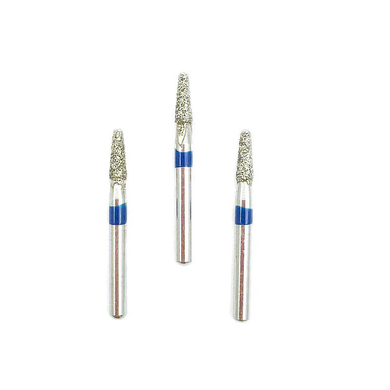 10ks zubních diamantových fréz Medium FG 1,6 mm pro vysokorychlostní násadec dentální laboratorní nástroj TF-S31