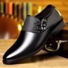 Fashion Mens Leather Shoes Fashion Business Dress Shoe Italian Oxford Leather Shoes for Men Slip-on Loafers Luxury Wedding Shoes for Men