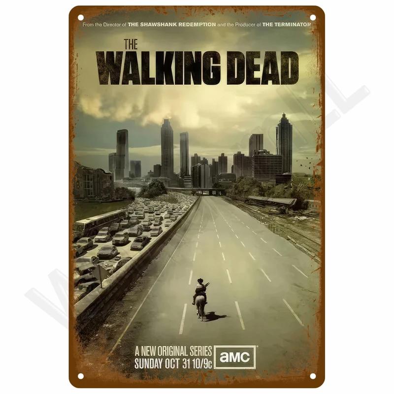 Retro Metal Sign Wall Art Mural Aesthetic Room Home Decor Items Poster Vintage Metal Plate Garage Decoration Tin Sign Plates Bar