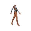 adidas FW23 Hollow Design Sports Tight Fitness Bodysuit Women Bodysuit Black White IB1255
