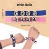 8pcs Jingle Bells Wrist Bells Musical Instrument Christmas Wrist Bell Percussion Music Rhythm for School Music Parties Favors Gifts