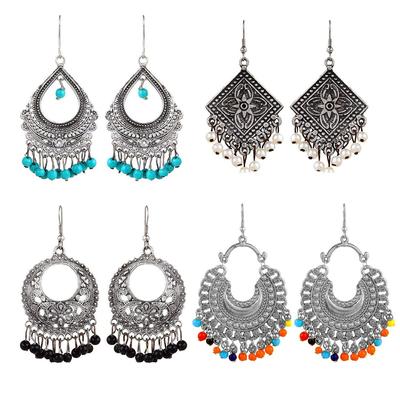 Earrings For Women Jewellery Earrings Combo Of Four Afghani Kashmiri Jhumka Earrings Ear Rings For Girls And Women