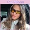 Fashion Cat Eye Sunglasses With Uv400 Protection For Trendy Outdoor Wear