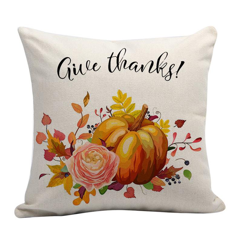 Thanksgiving Pillowcase Cushion Cover - Proverbs Series 45 x 45 cm