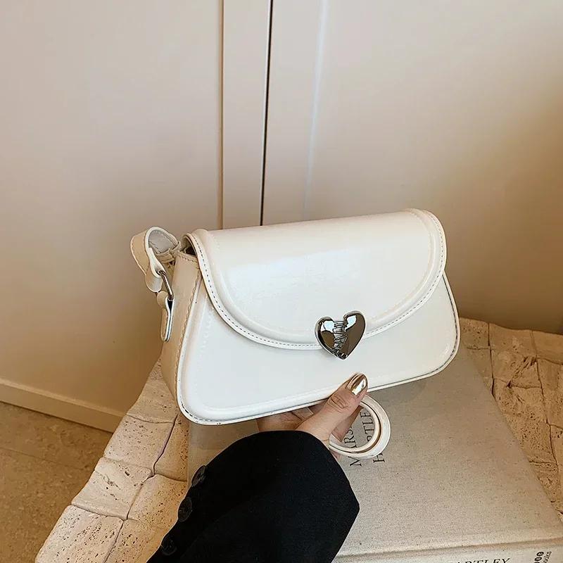 Senior Single Shoulder Women's Bag Popular Red Texture Crossbody Bag Fashion Single Shoulder Bag