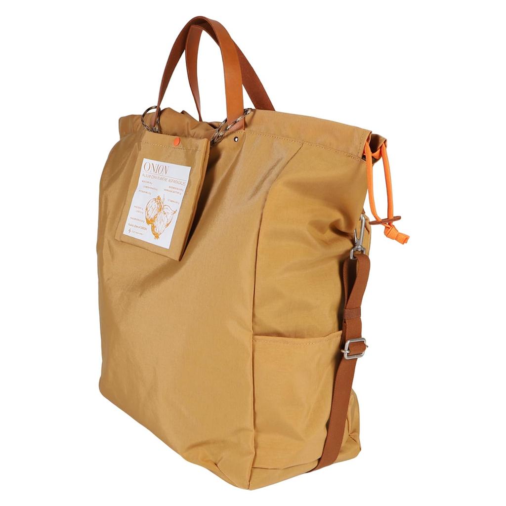 CIE ERDIGER STOFFBEUTEL-L GRAU Zugbeutel, Hergestellt in Japan, 2-Wege-Umhängetasche, Echtes Leder, Großes Fassungsvermögen, Umweltfreundliches Nylon, für Männer und