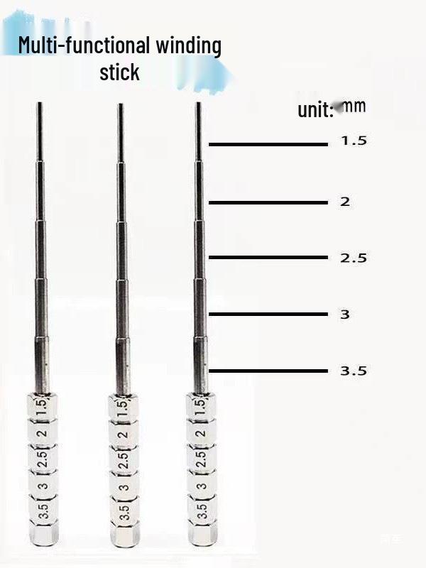 Multifunctional Stainless Steel DIY Winding Rod for Silk Resistance Heating.
