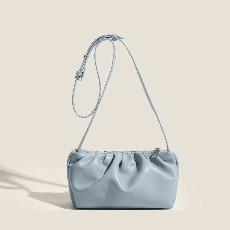 IELGY Женская розовая плиссированная сумка-облако — фото 4