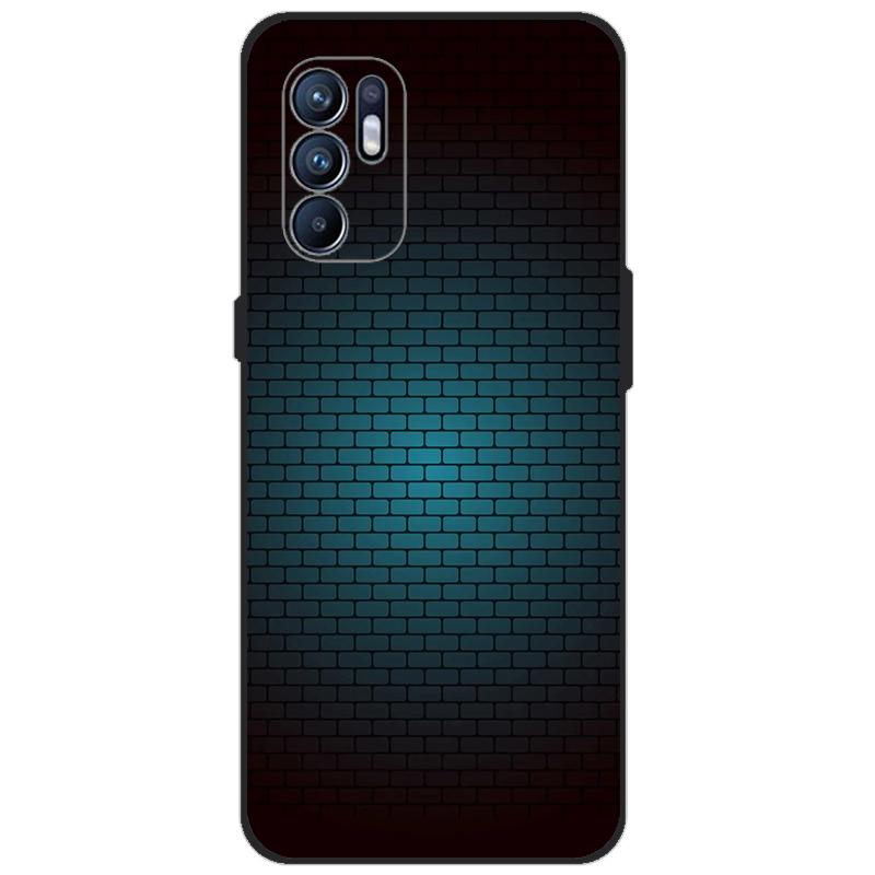 

For OPPO Reno6 4G 6.4 Case Silicon Back Cover Phone Case For OPPO Reno 6 4G 2021 Bumper CPH2235 black tpu Soft case starry sky Oppo Reno6 4G