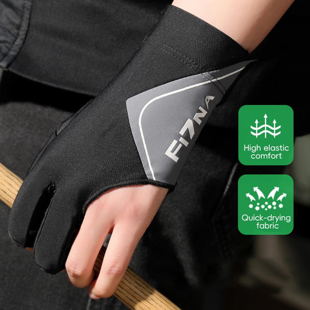 1PC Professional High-Elasticity Billiards Gloves For Left Hand Anti-Slip Breathable Three-Finger Snooker Gloves Billiards Accessories
