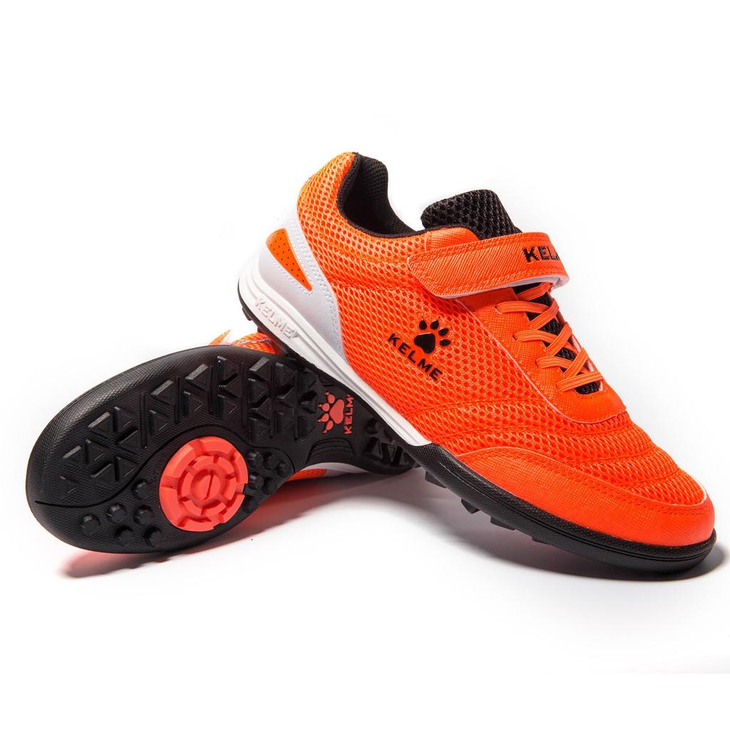 Kelme Dětské fotbalové boty, Futsalové boty, TF tréninkové boty na suchý zip, Vícebarevné, Velikosti 19,0 cm - 24,5 cm