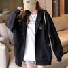 Navava Women Casual Daily Long Sleeve Hooded Zip Up Nc318
